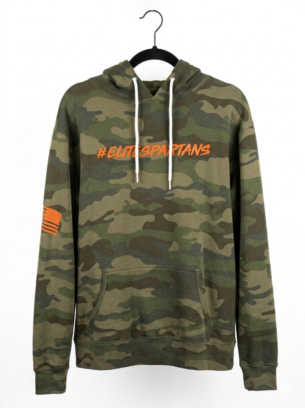 Camo Hoodie - Olive Green